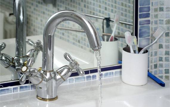 running faucet